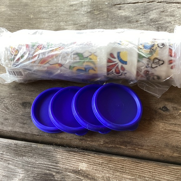 Tupperware Talavera Tumblers - set of 4 - beautiful! - Picture 2 of 2